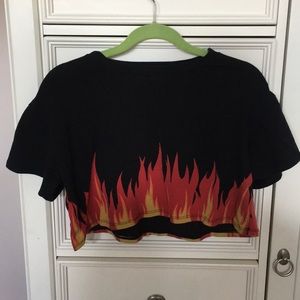 Flame Crop Top From Sorella Boutique 🔥🔥